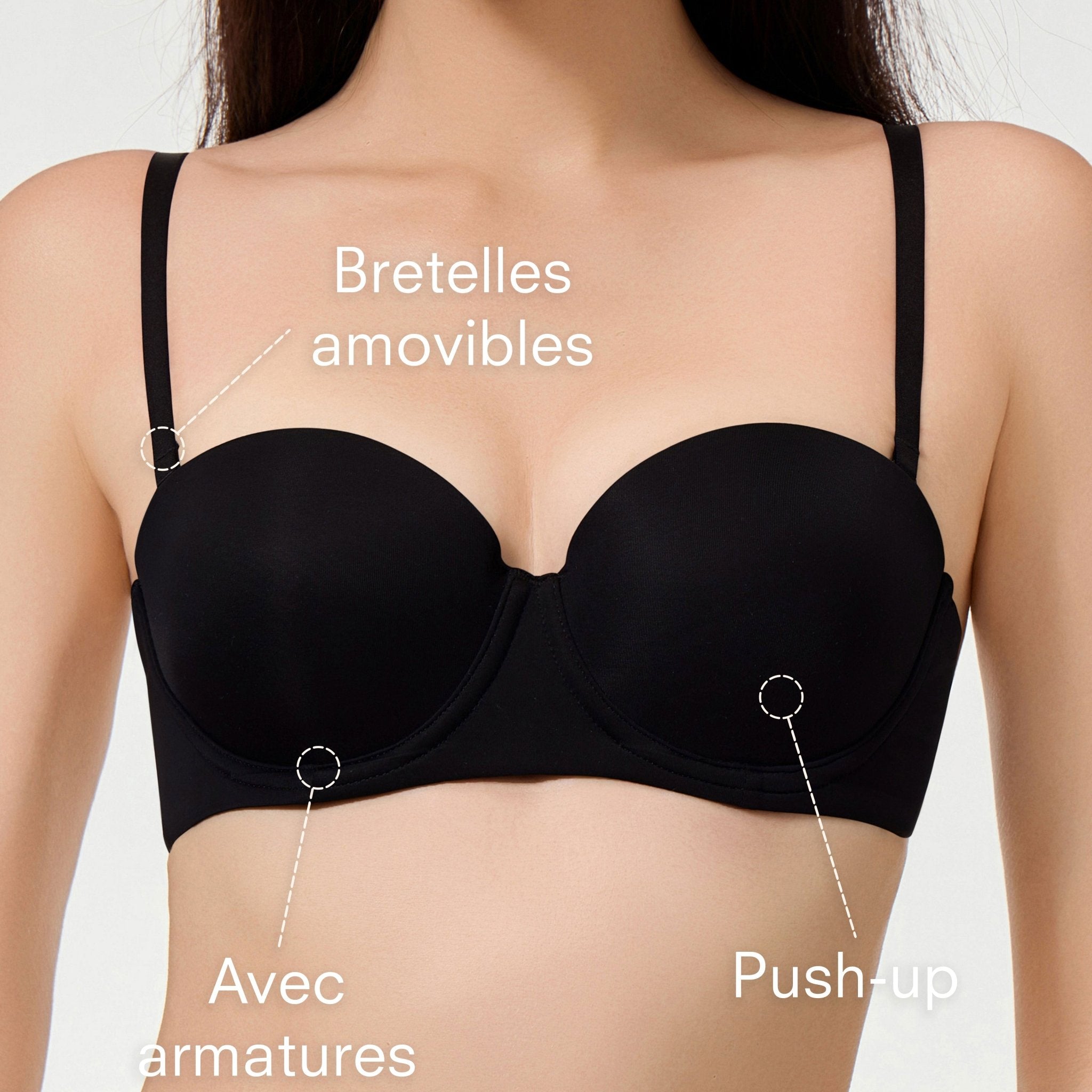 Jederzeit trägerlos - Push-up-BH - Sopheria
