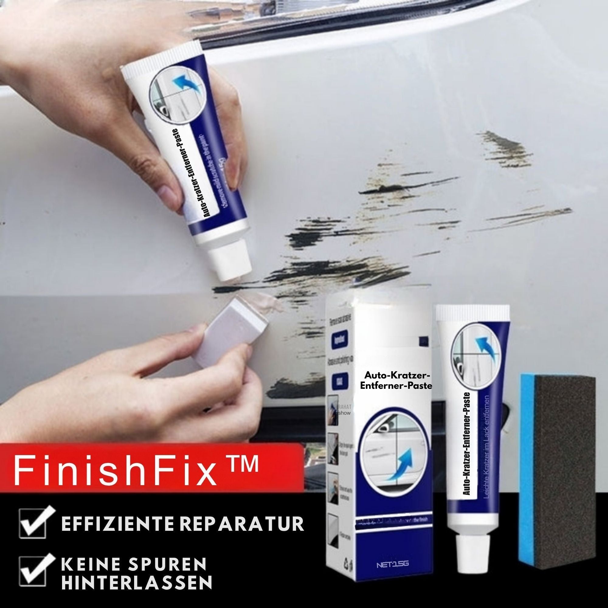 FinishFix™ / Auto-Kratzer-Entferner-Paste (1+1 GRATIS)