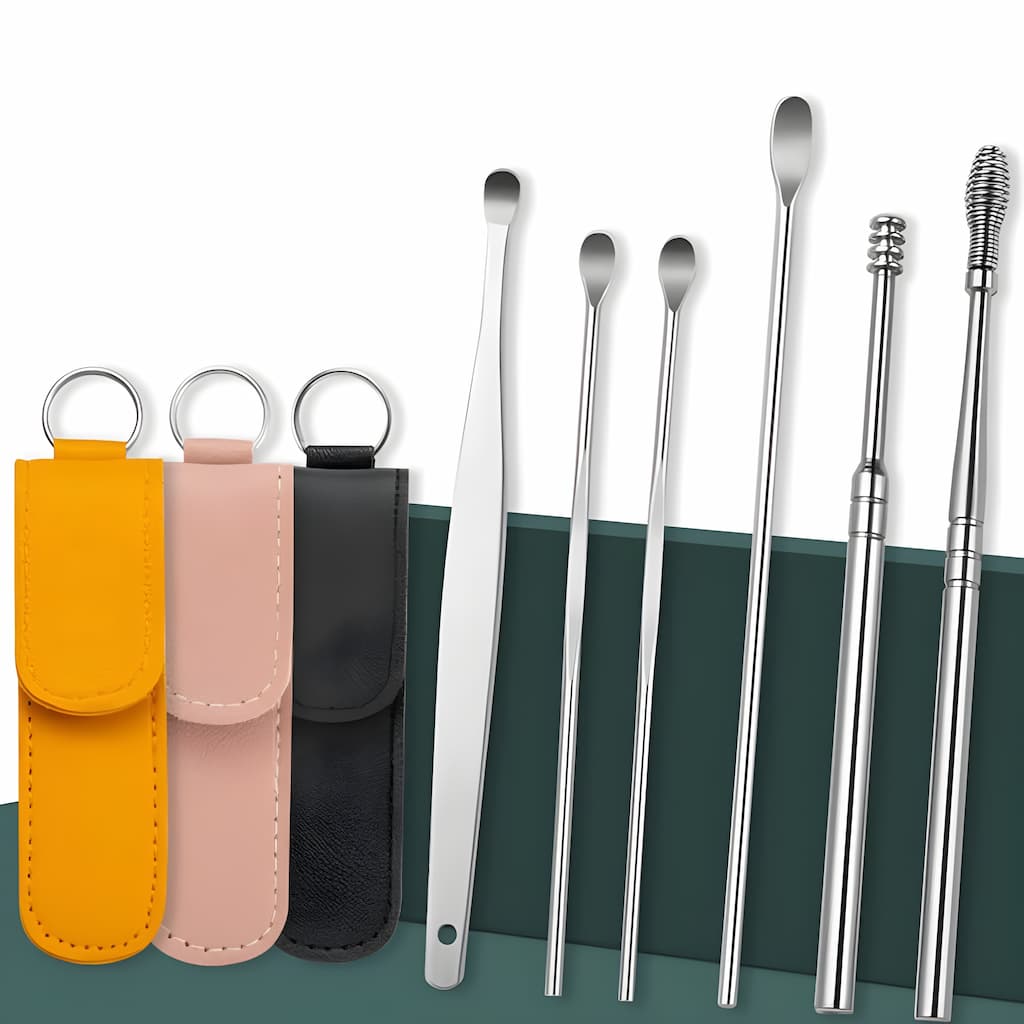 Johanna - 6-in-1 Set zur schmerzfreien Ohrenschmalz-Entfernung | 50% Rabatt - Sopheria