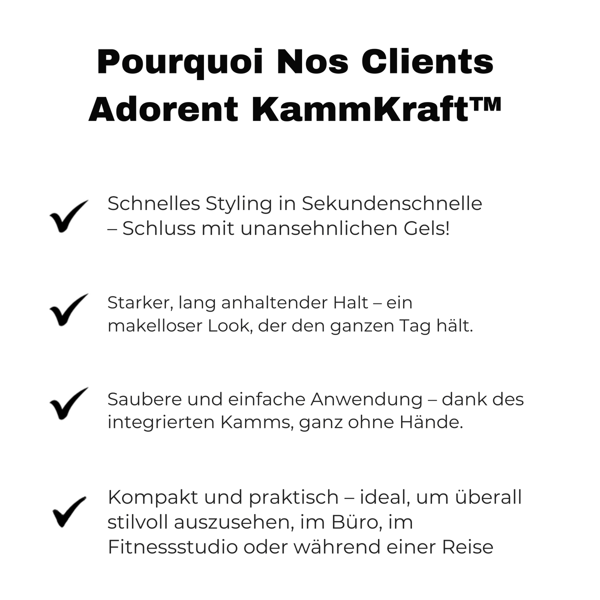 KammKraft™ / Gel-Styling Gel Mit Applikatorkamm - Sopheria