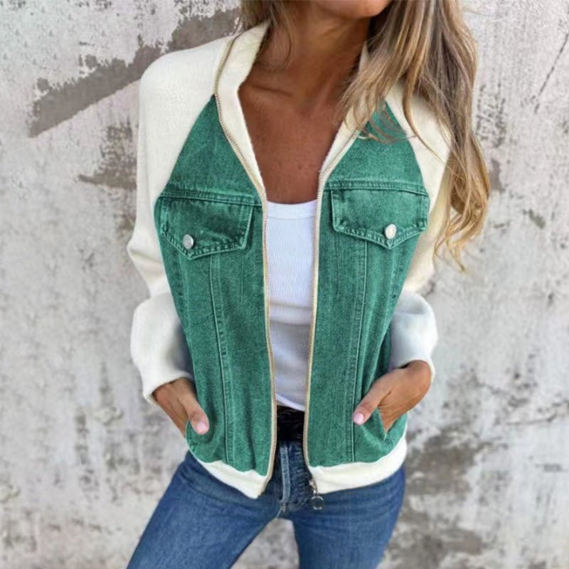 Karin™ | Trendige Patchwork-Jeansjacke Ihr neuer Favorit! - Sopheria