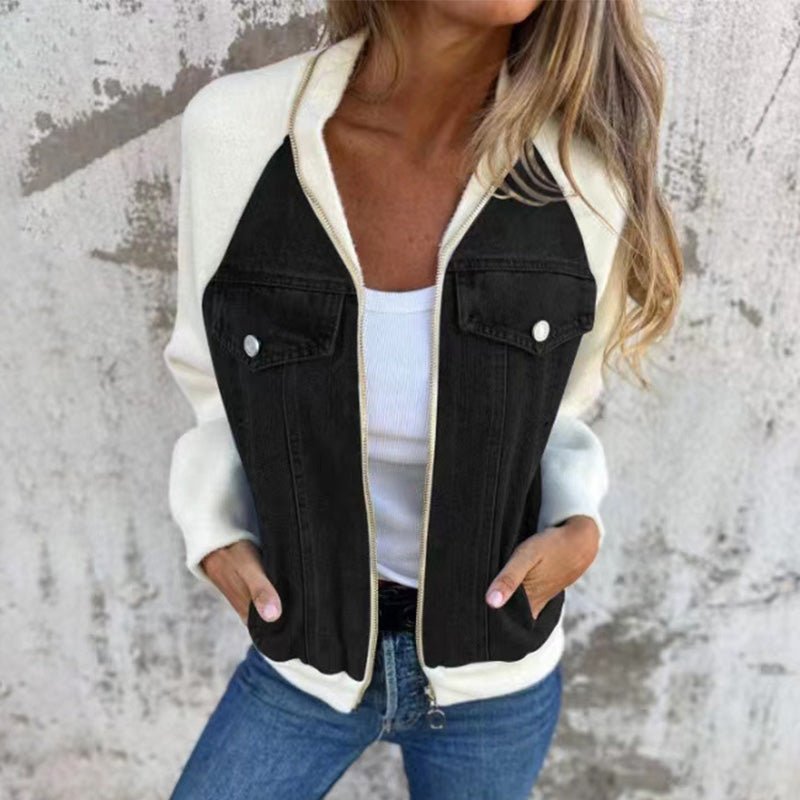 Karin™ | Trendige Patchwork-Jeansjacke Ihr neuer Favorit! - Sopheria