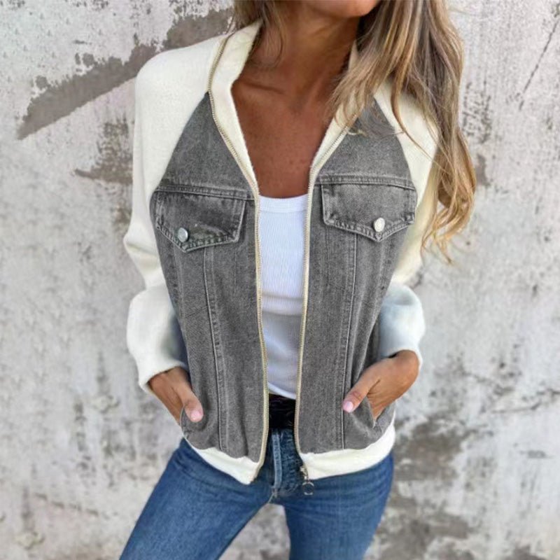 Karin™ | Trendige Patchwork-Jeansjacke Ihr neuer Favorit! - Sopheria