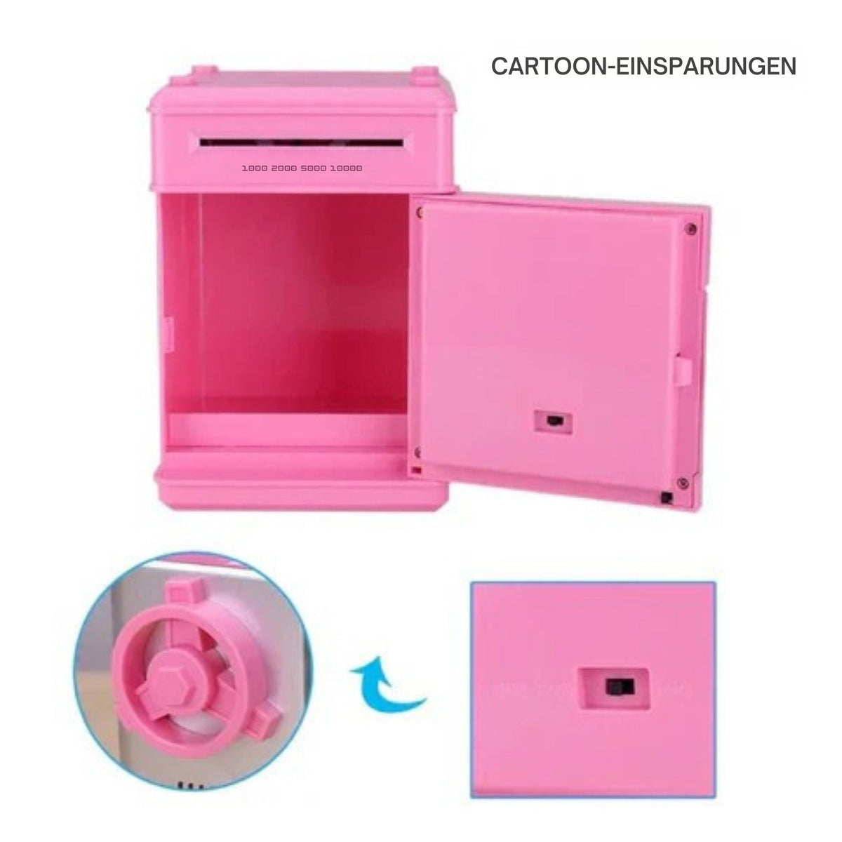 KassenKönig™ / Elektronisches Mini-Geldautomaten-Sparschwein - Sopheria