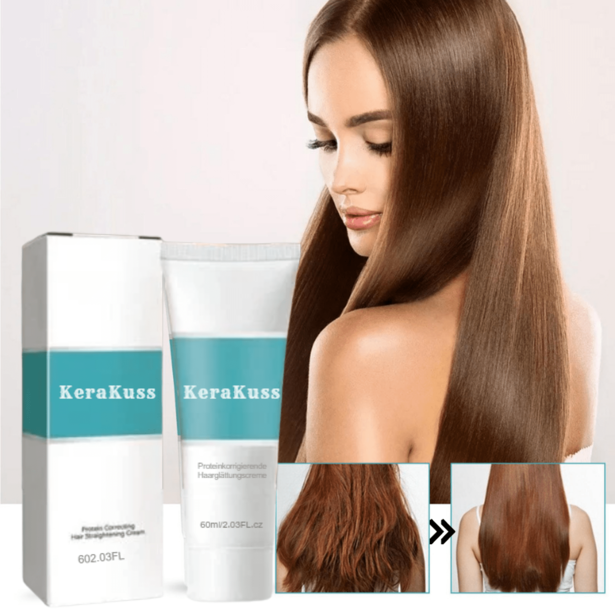KeraKuss™ / Sofort Glättende Creme Für Seidiges Haar - Sopheria