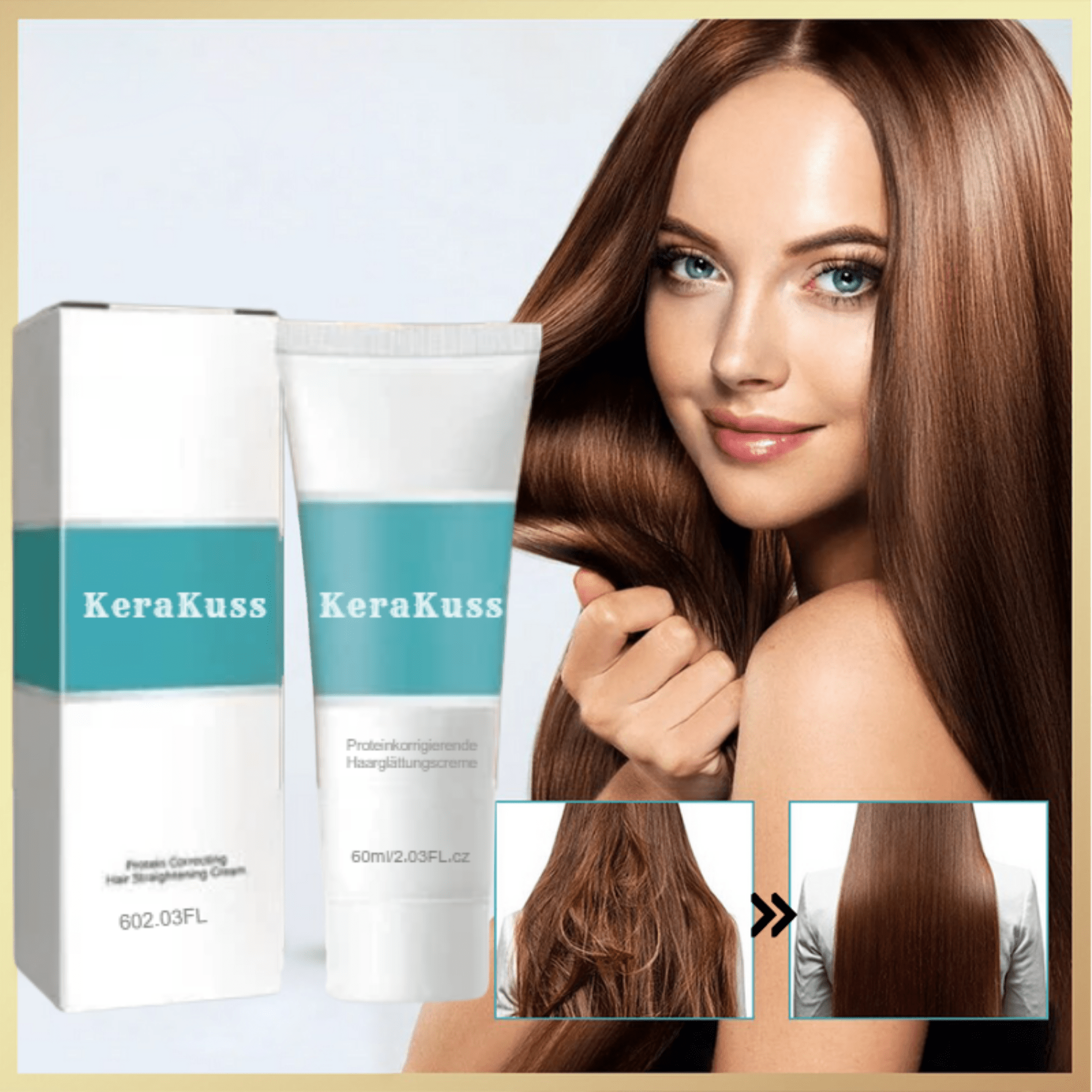 KeraKuss™ / Sofort Glättende Creme Für Seidiges Haar - Sopheria