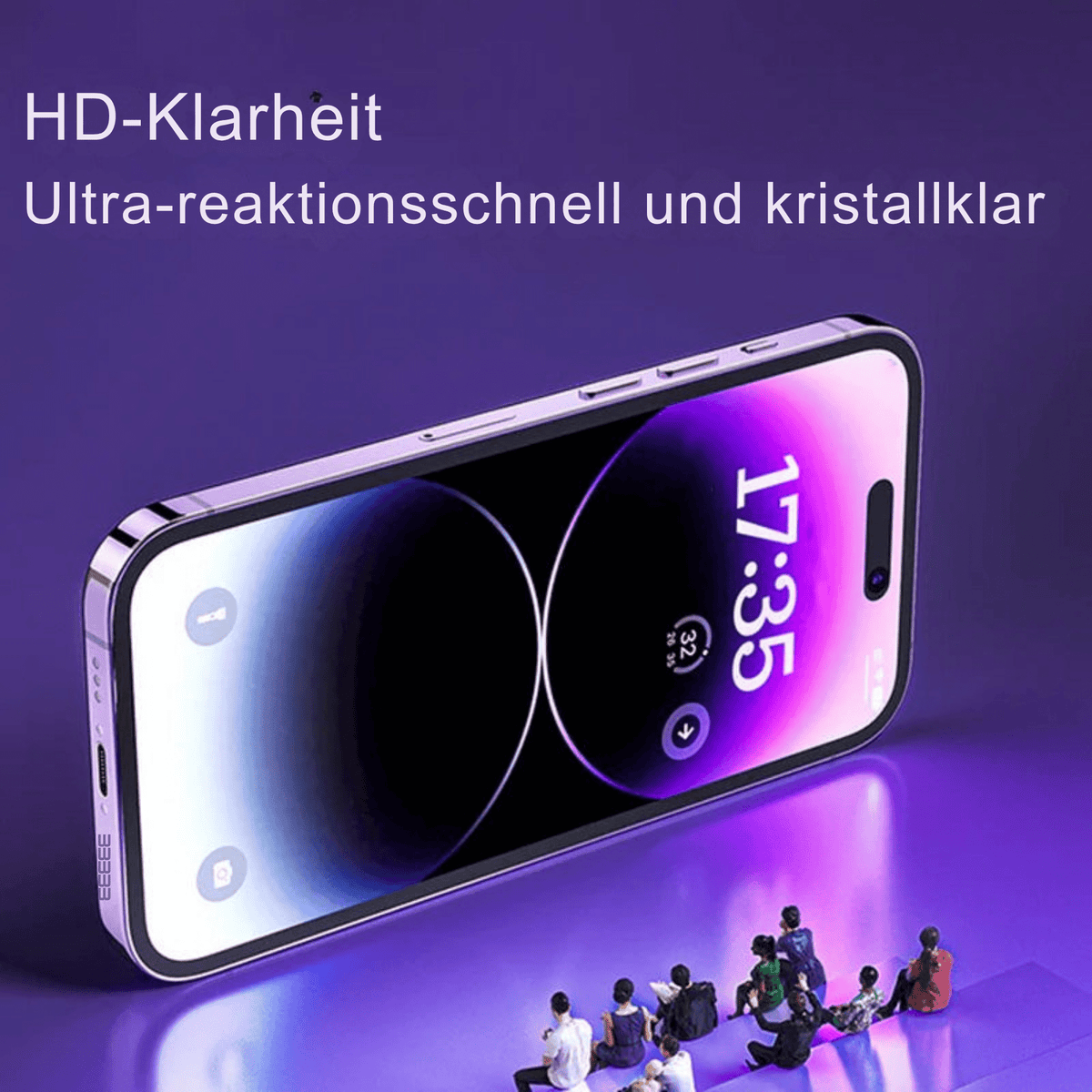 KlarEdge™ / Hochwertige staubfreie Displayschutzfolie - Sopheria