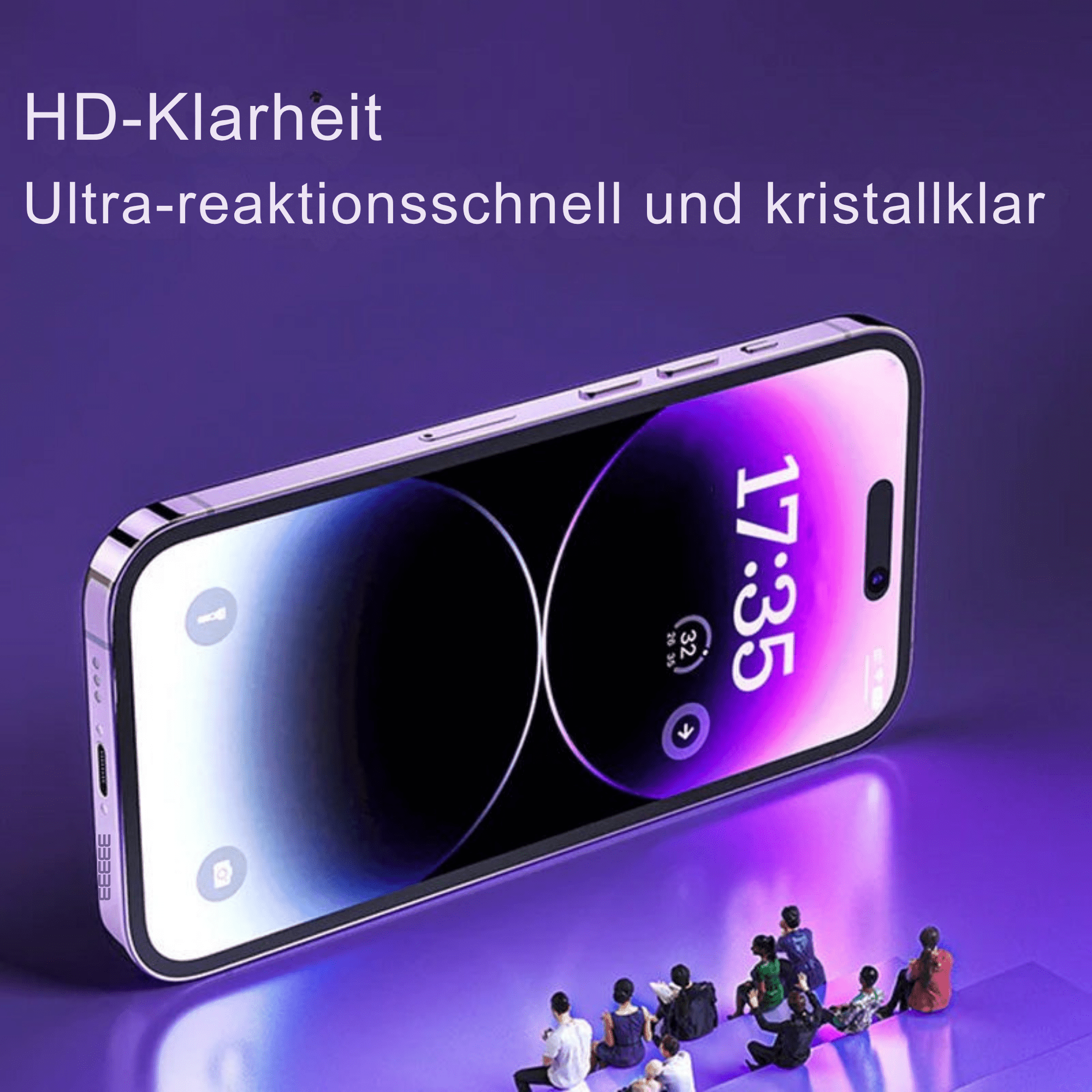 KlarEdge™ / Hochwertige staubfreie Displayschutzfolie - Sopheria