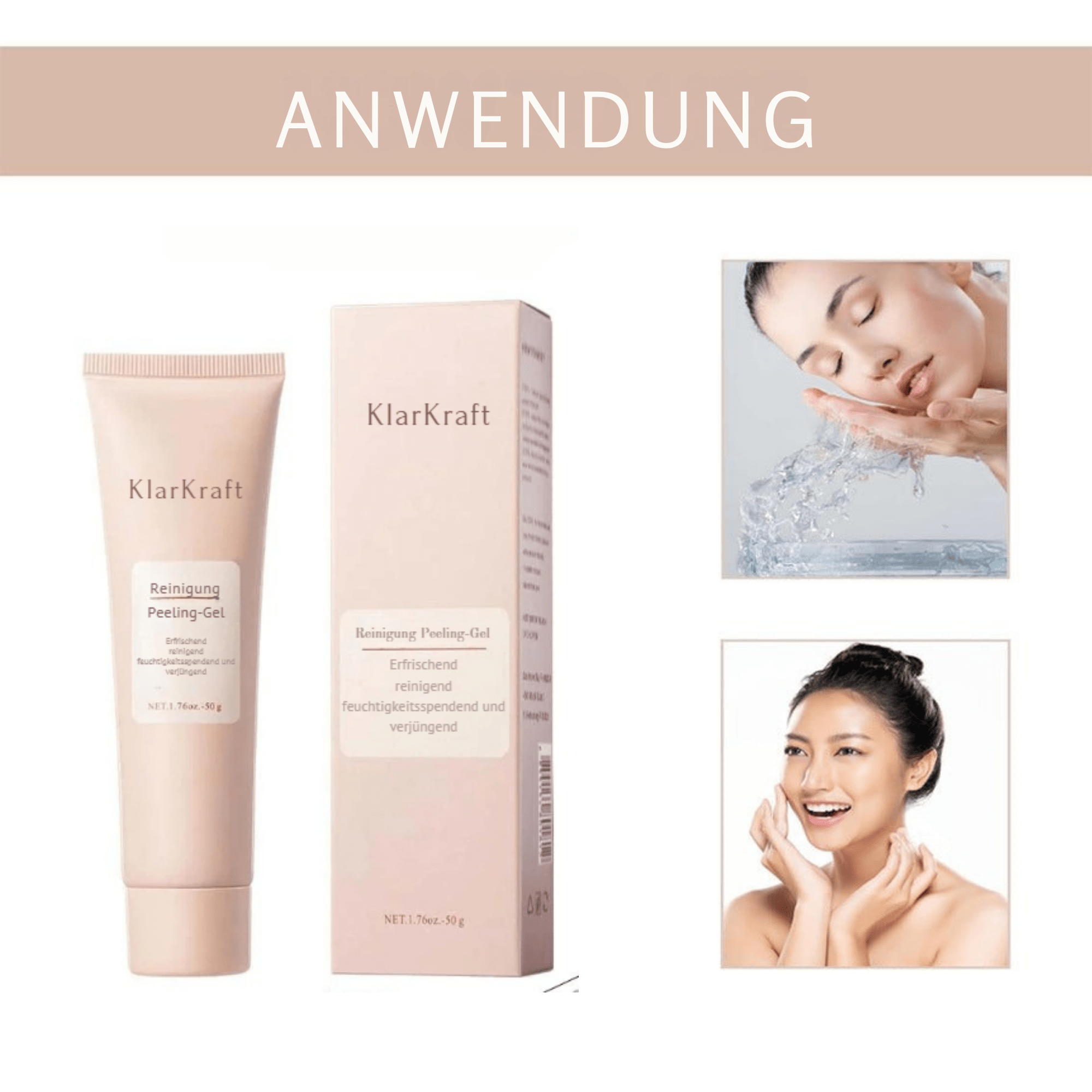 KlarKraft™ / Reine Haut Peeling-Gel – Endlich Linderung, die wirkt! - Sopheria