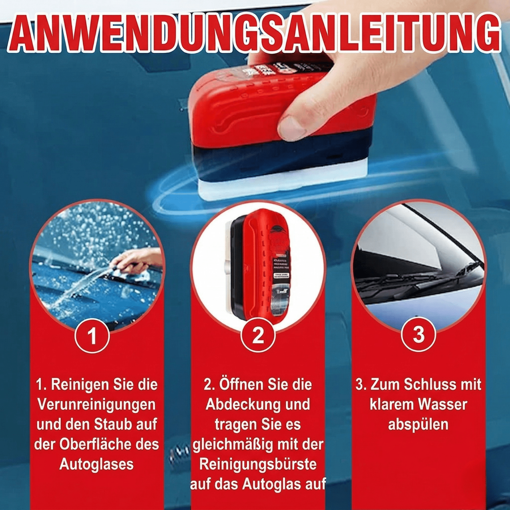 KlarSicht – 2-in-1 Ölfilm & Flecken Entferner - Sopheria
