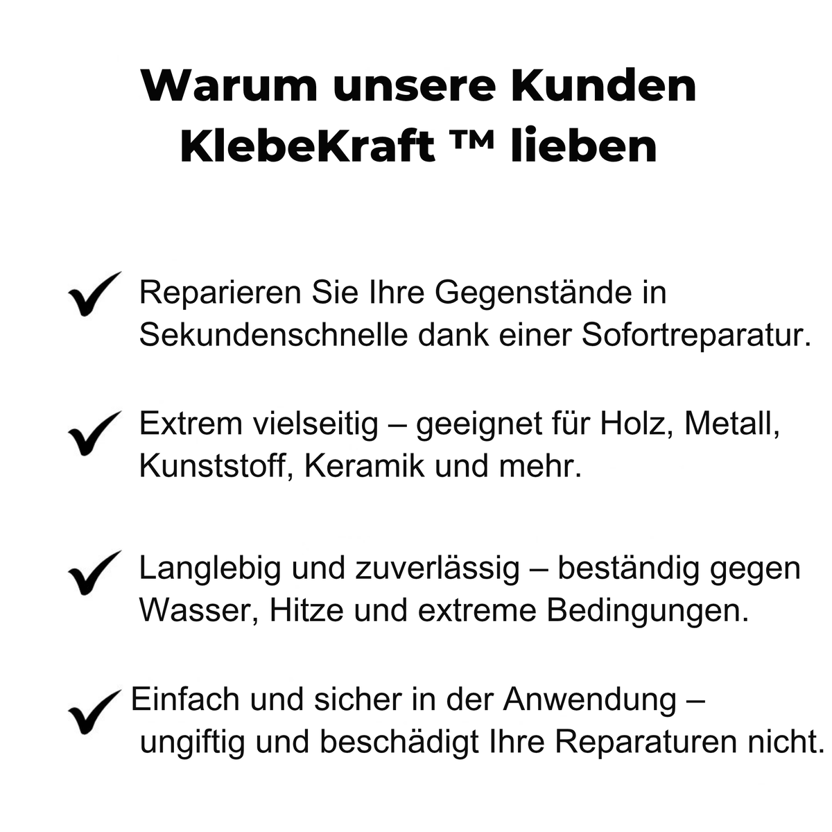 KlebeKraft™ / Universal-Reparaturkleber (1+1 GRATIS) - Sopheria