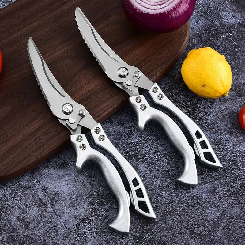 KlingenKönig™ / Edelstahl Geflügelschere Extra Stark – Schneidet Knochen, Fleisch & Fisch - Sopheria