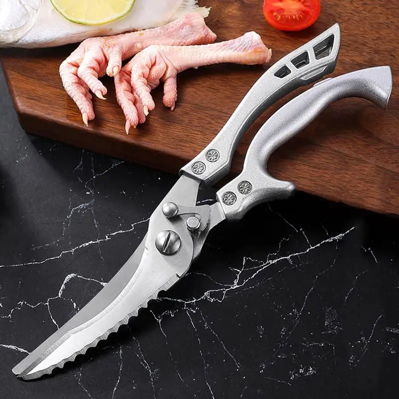KlingenKönig™ / Edelstahl Geflügelschere Extra Stark – Schneidet Knochen, Fleisch & Fisch - Sopheria