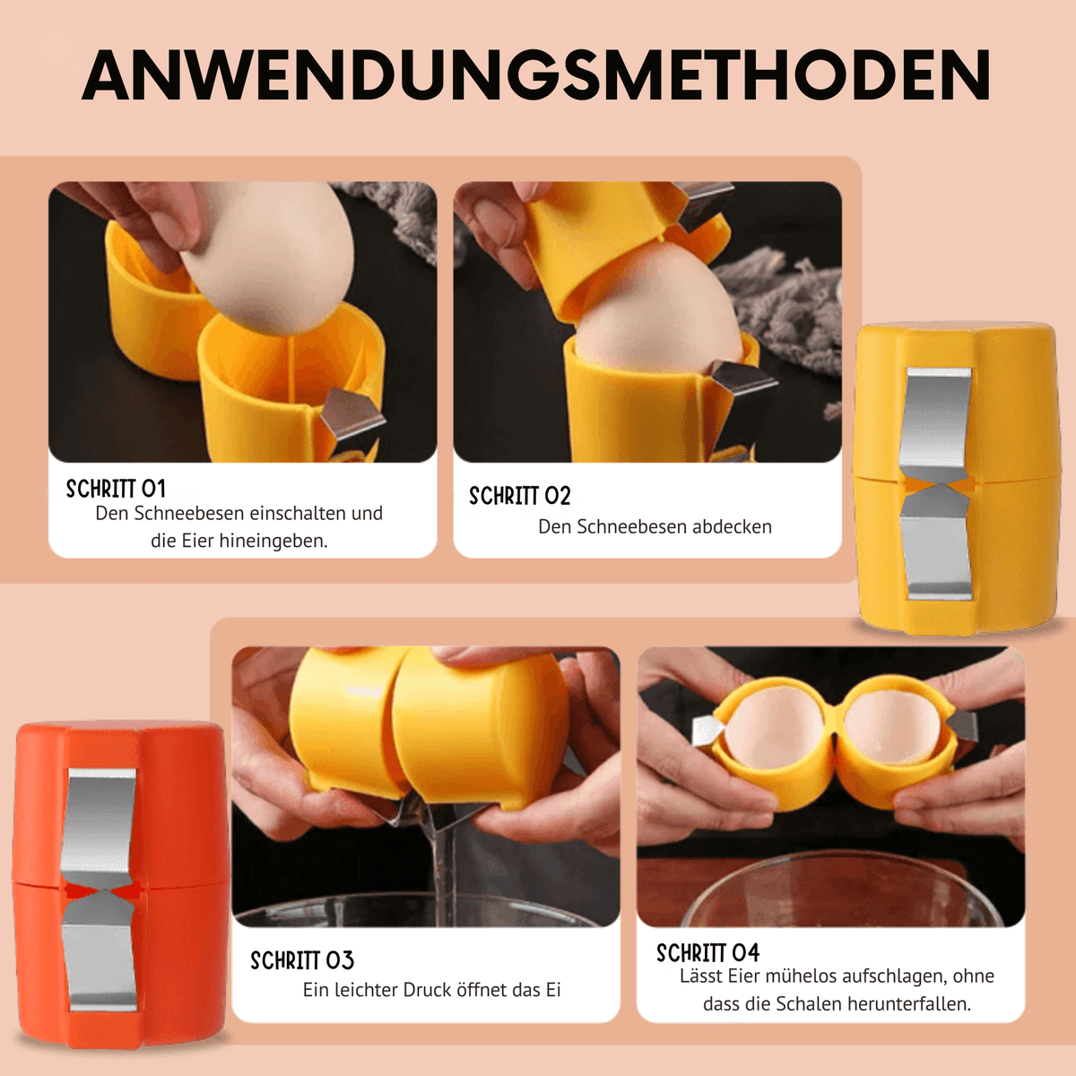 KnackKlick™ / Effiziente Lösung zum Eierknacken - Sopheria