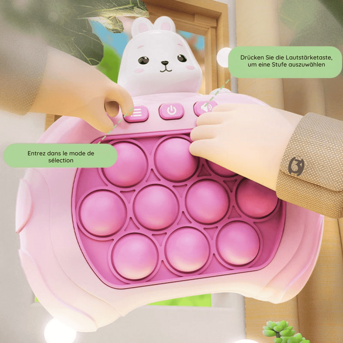 KnallKnopf™ / Spaßiges Spiel Für Kinder Mit Licht Und Ton! - Sopheria