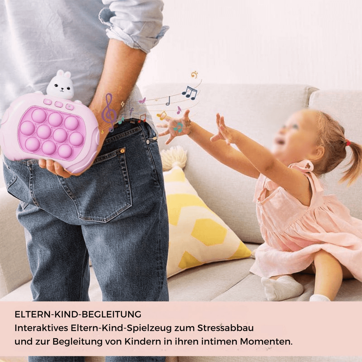 KnallKnopf™ / Spaßiges Spiel Für Kinder Mit Licht Und Ton! - Sopheria