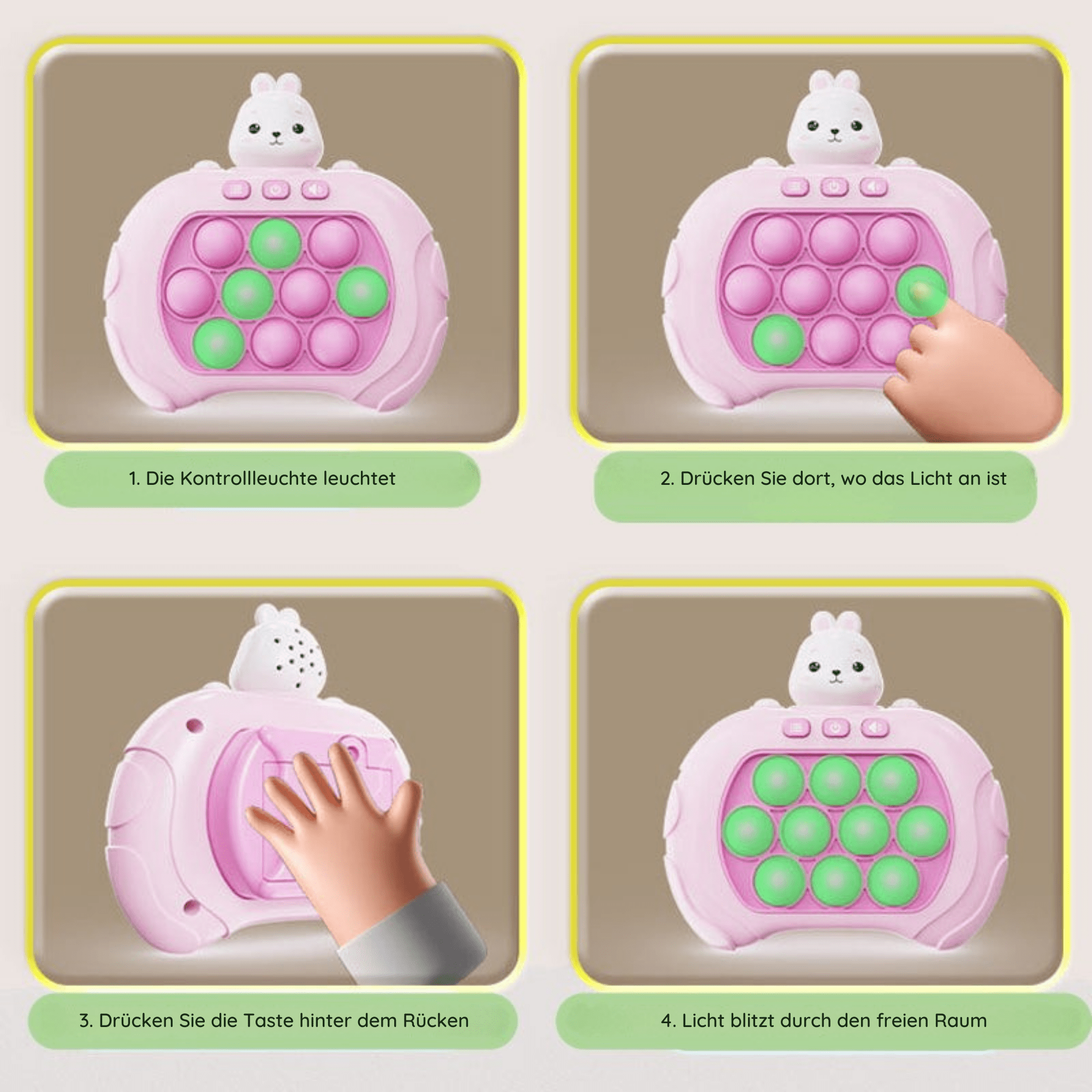 KnallKnopf™ / Spaßiges Spiel Für Kinder Mit Licht Und Ton! - Sopheria