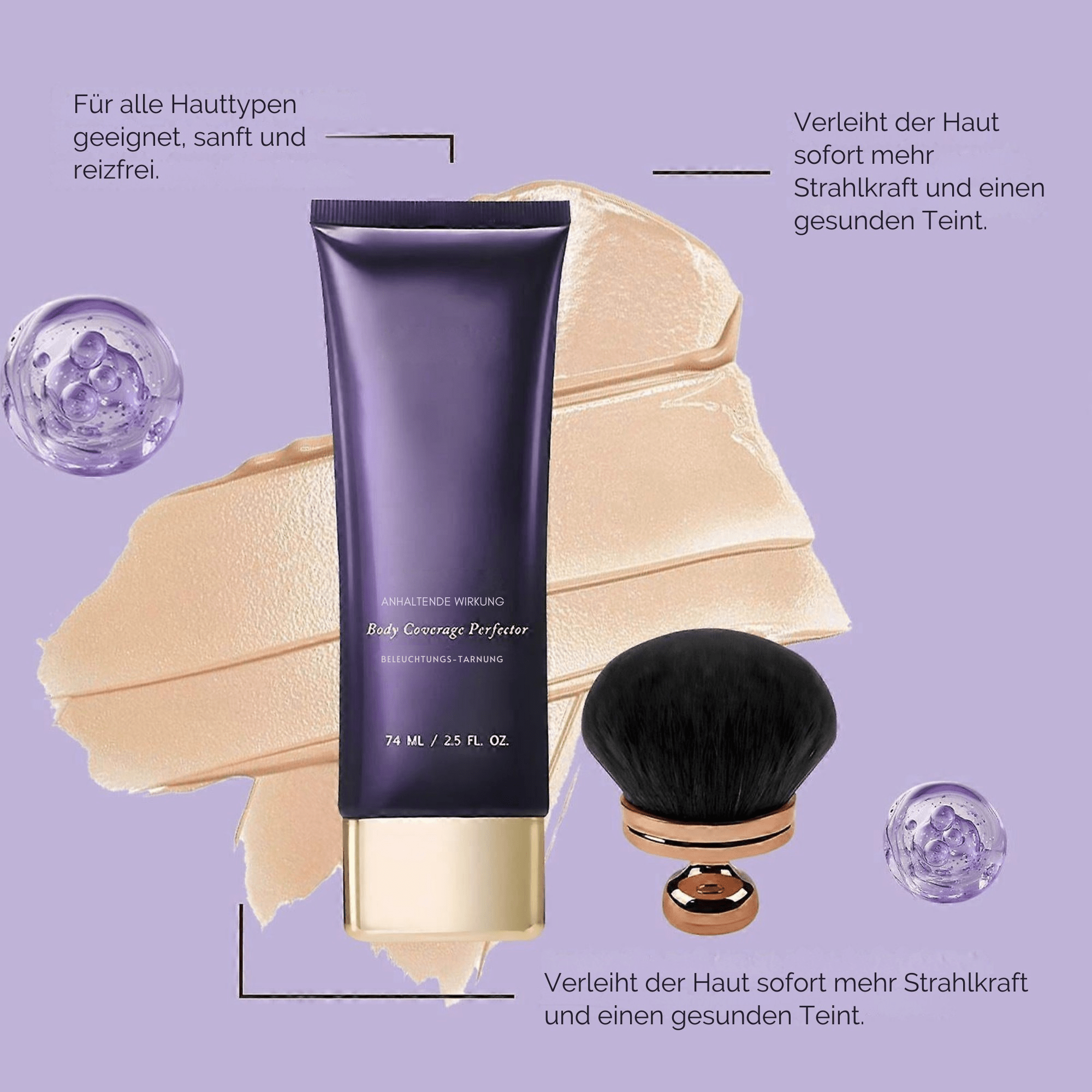 Körper Concealer für Tattoos, Narben & Hautunreinheiten - Body Coverage Perfector - Sopheria