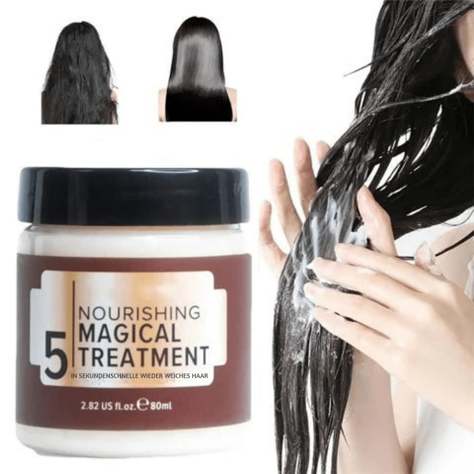 Kollagen Reparatur Haarcreme für Intensive Pflege - Nourishing Magical Treatment - Sopheria