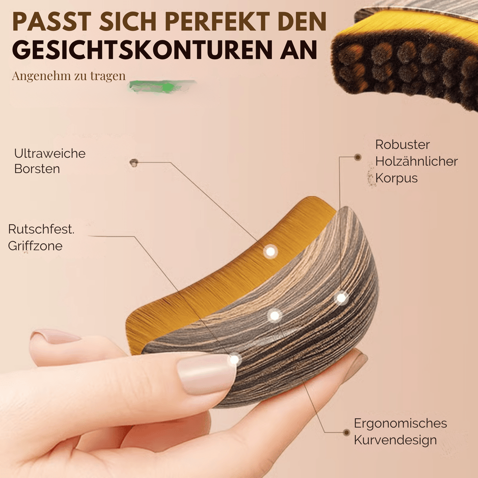 KonturKuss™ / Präzisions-Konturpinsel fürs Gesicht - Sopheria
