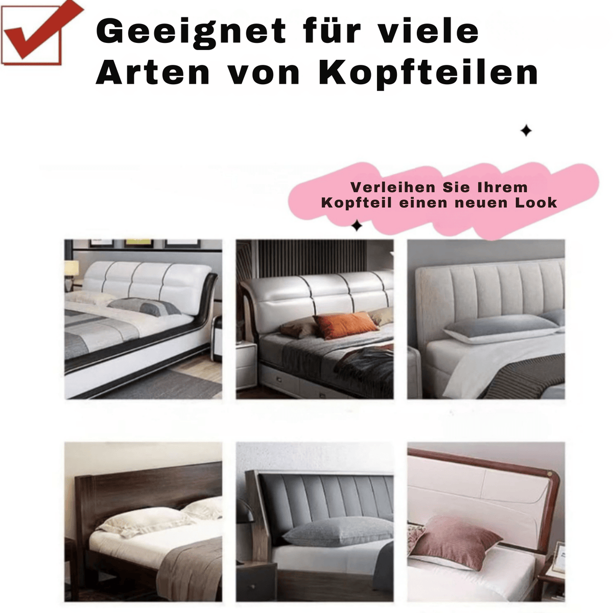 KopfteilKleid™ / Housse de tête de lit - Élégant Upgrade - Sopheria