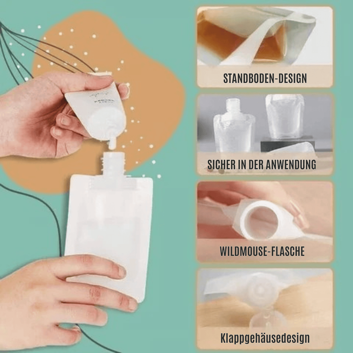 KosmetikKlar™ / Kompakte Reise-Make-up-Tasche - Sopheria