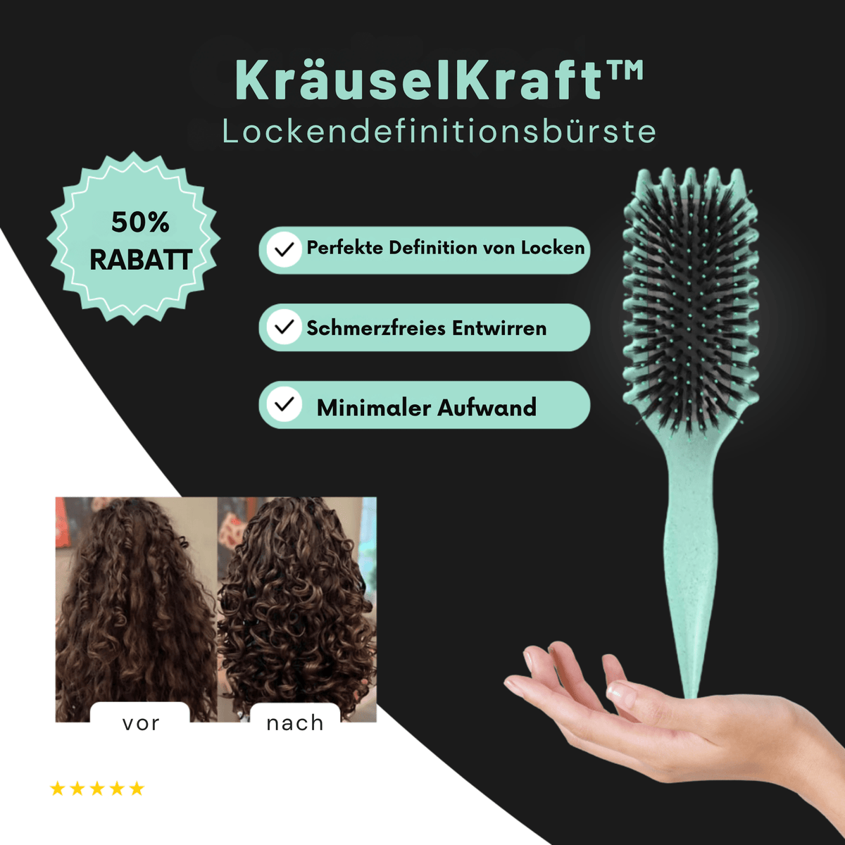 KräuselKraft™ / Lockendefinierende Bürste - Sopheria