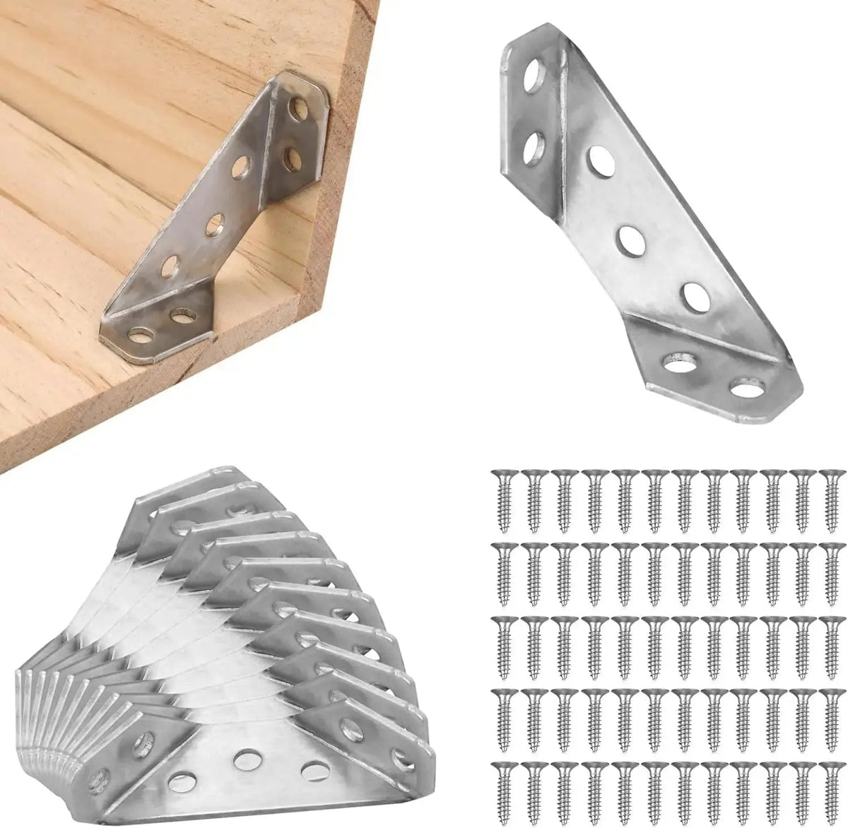 KraftKlammer™ / Sichere Stabilität für Ihr Zuhause -8er-Set - Sopheria