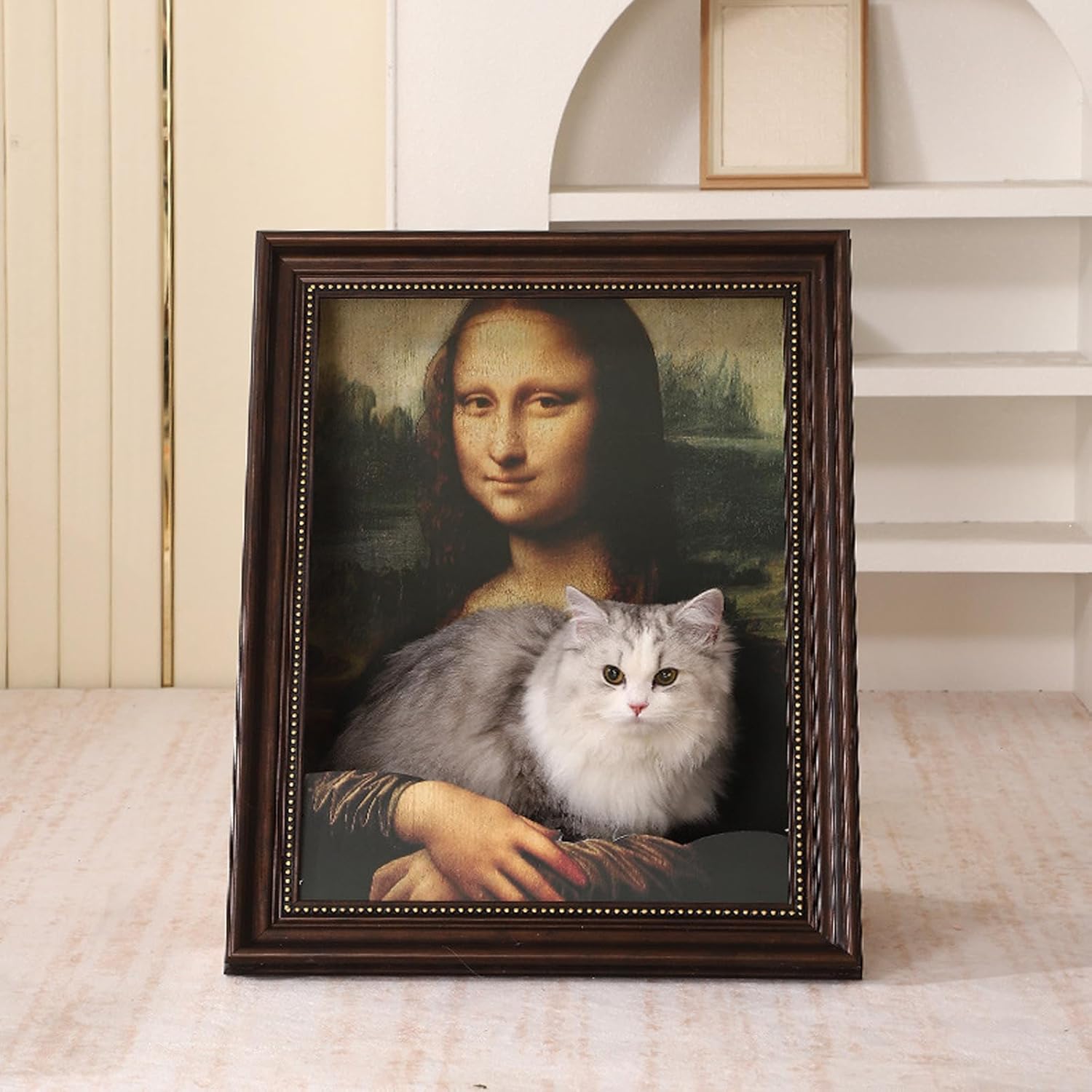 KratzKunst™ / Mona Lisa Und Malerei Kratzbett Für Katzen - Sopheria