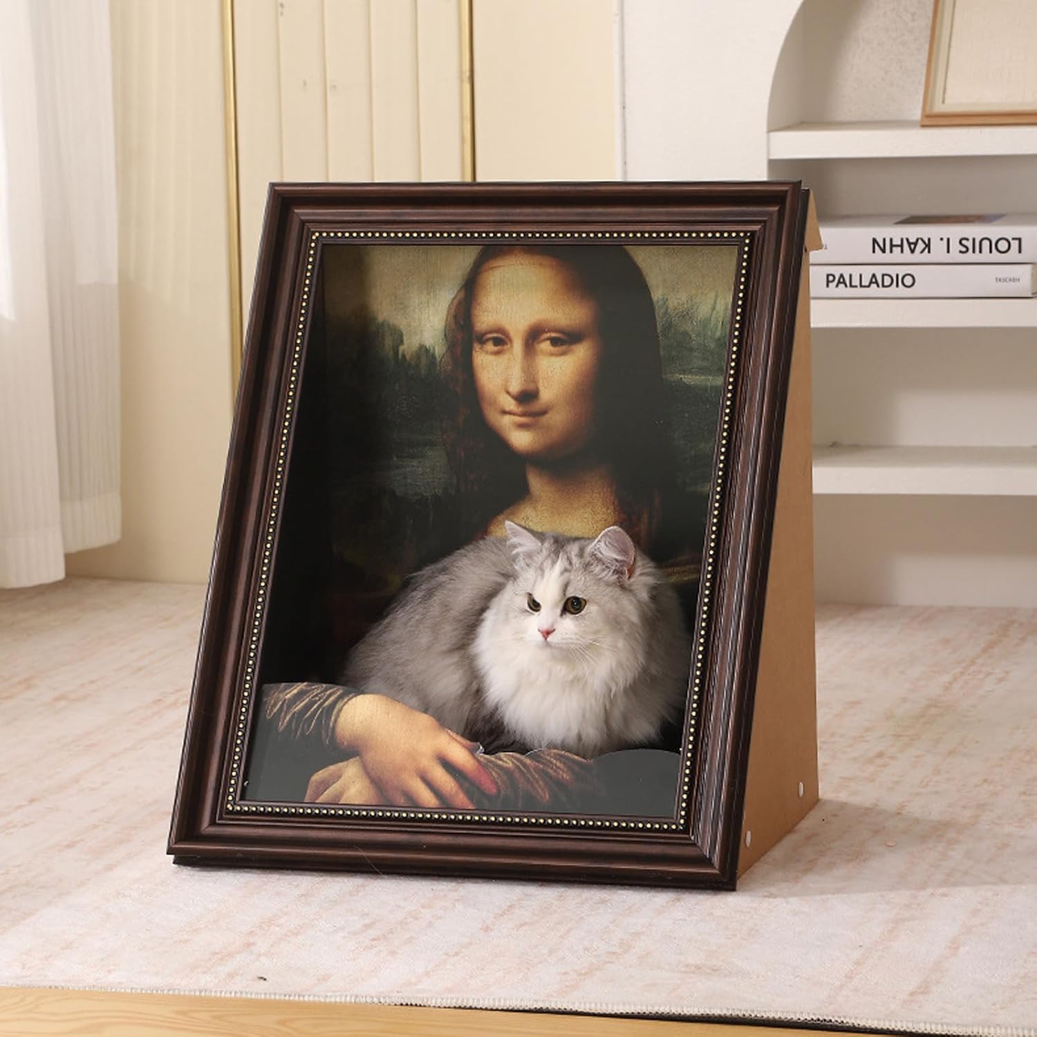KratzKunst™ / Mona Lisa Und Malerei Kratzbett Für Katzen - Sopheria