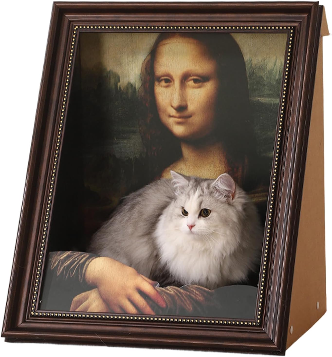 KratzKunst™ / Mona Lisa Und Malerei Kratzbett Für Katzen - Sopheria