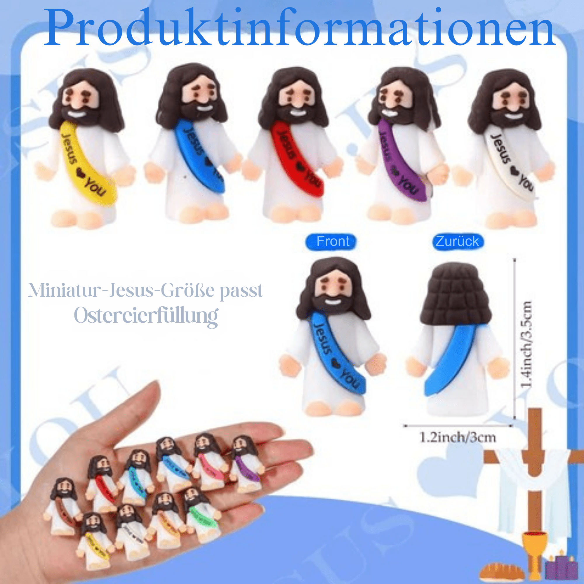 KreuzKraft™ / Kreative Jesus Liebt Dich Figuren - Sopheria