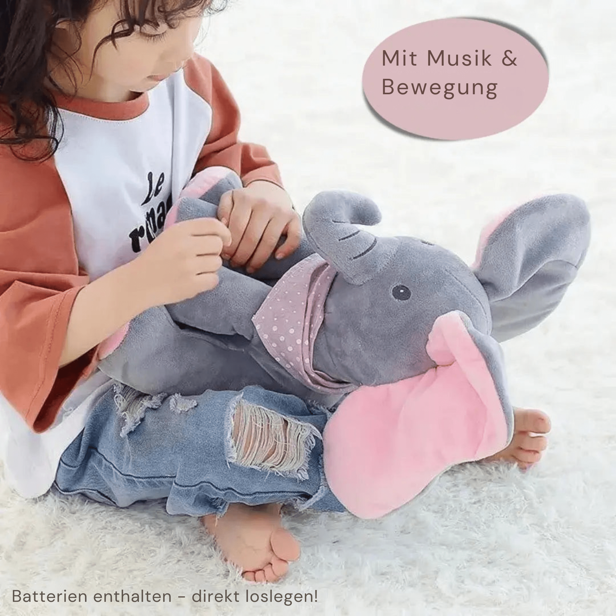 KuschelKumpel™ / Bewegliche Ohren & Kinderlachen garantiert - Sopheria