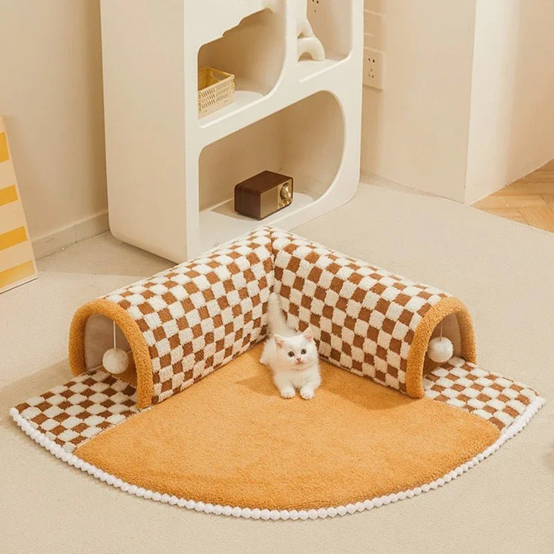 KuschelTunnel – 2-in-1 Katzen & Hundebett - Sopheria