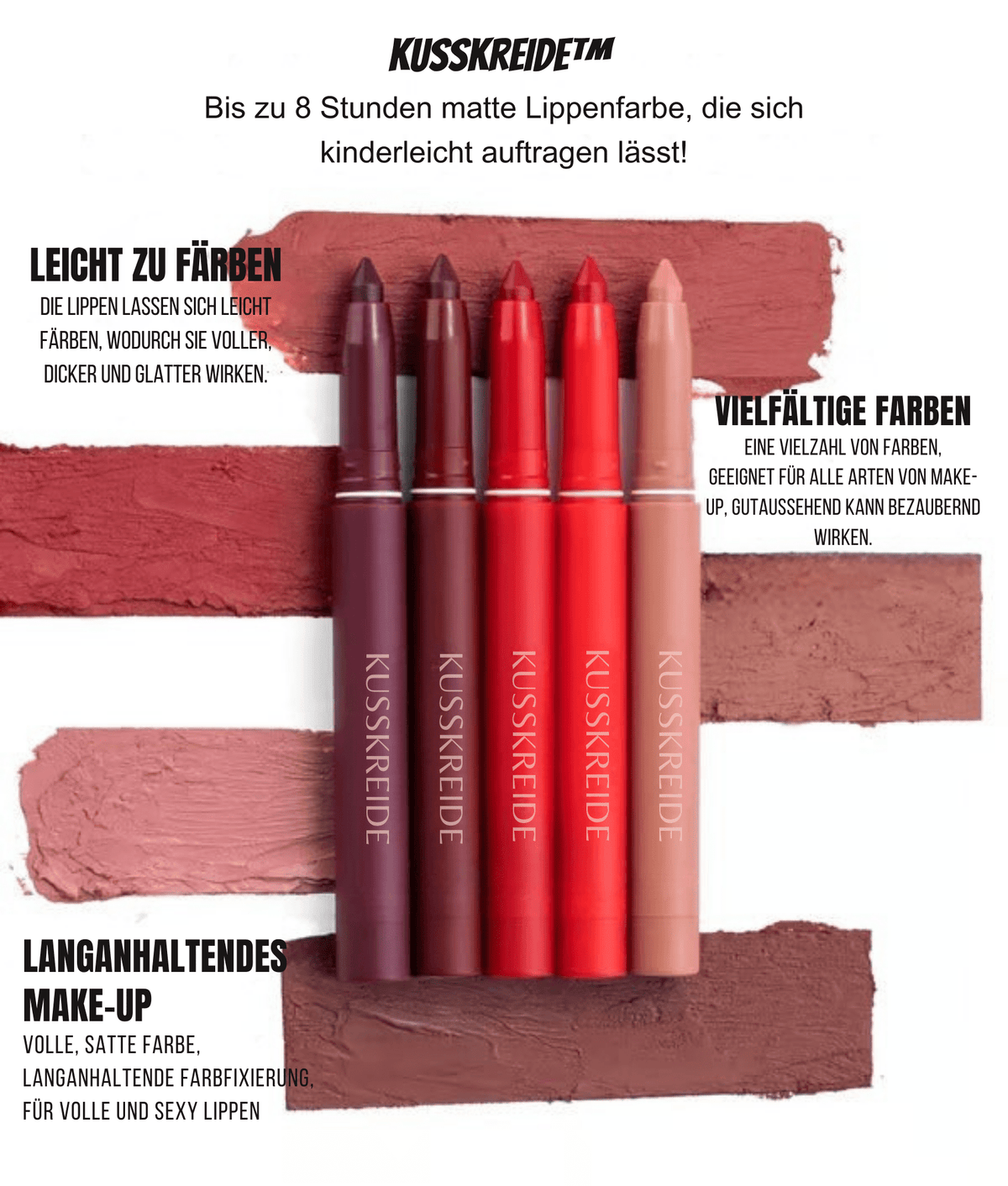 KussKreide™ / Drehbarer matter Lippenstift - Sopheria