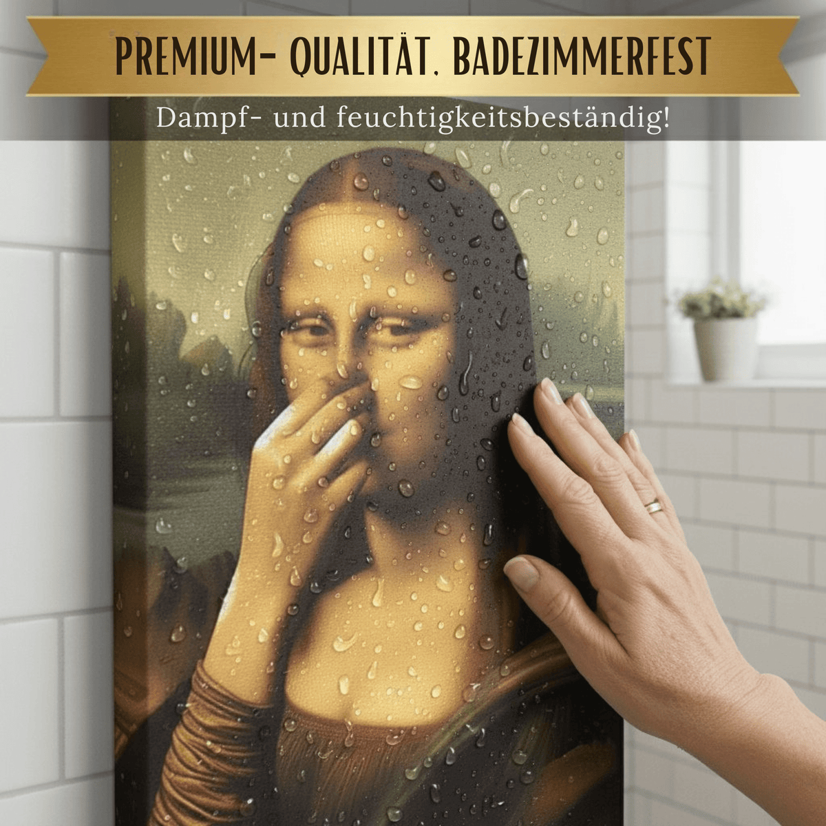 LachKunst – Lustiges Badezimmer Bild - Sopheria