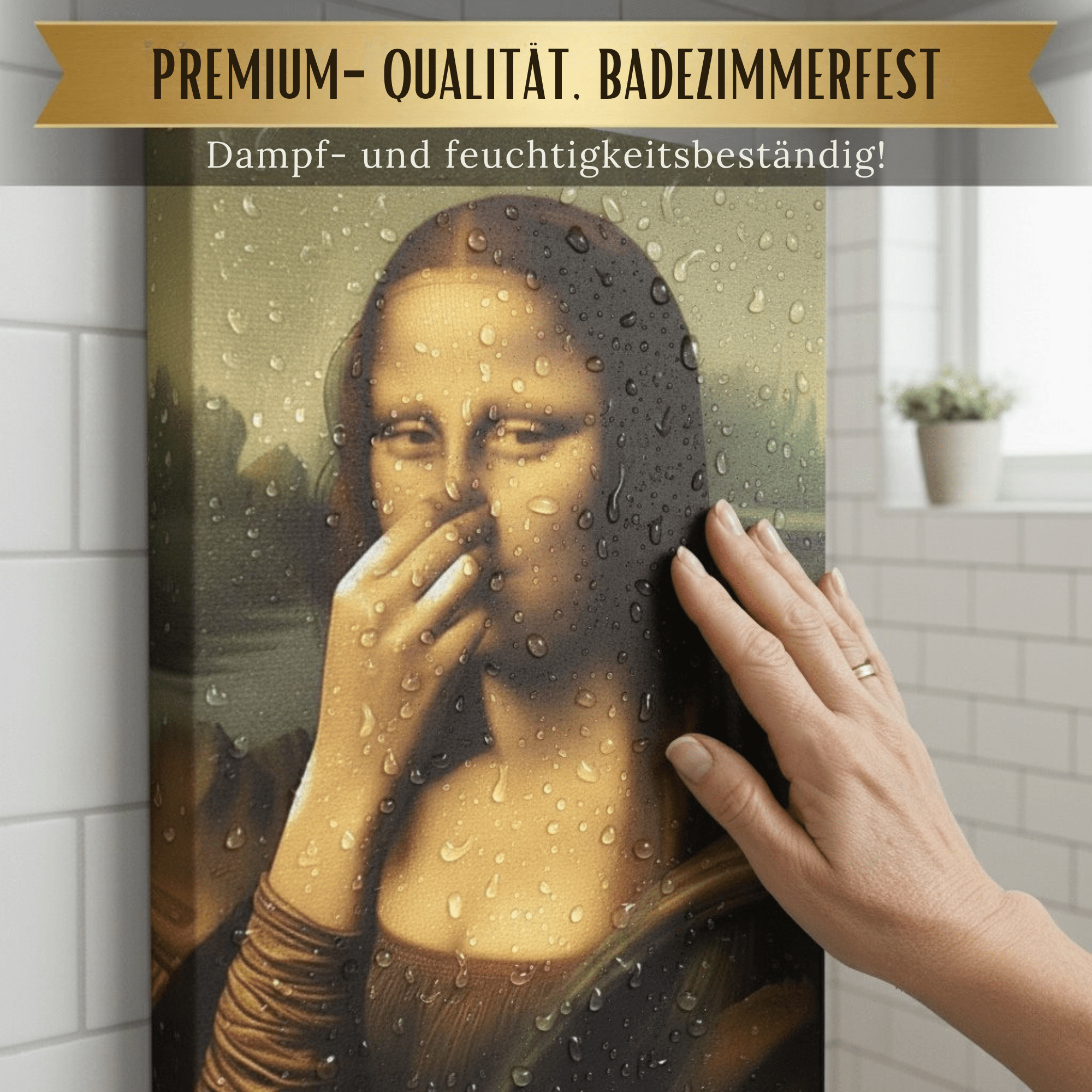 LachKunst – Lustiges Badezimmer Bild - Sopheria
