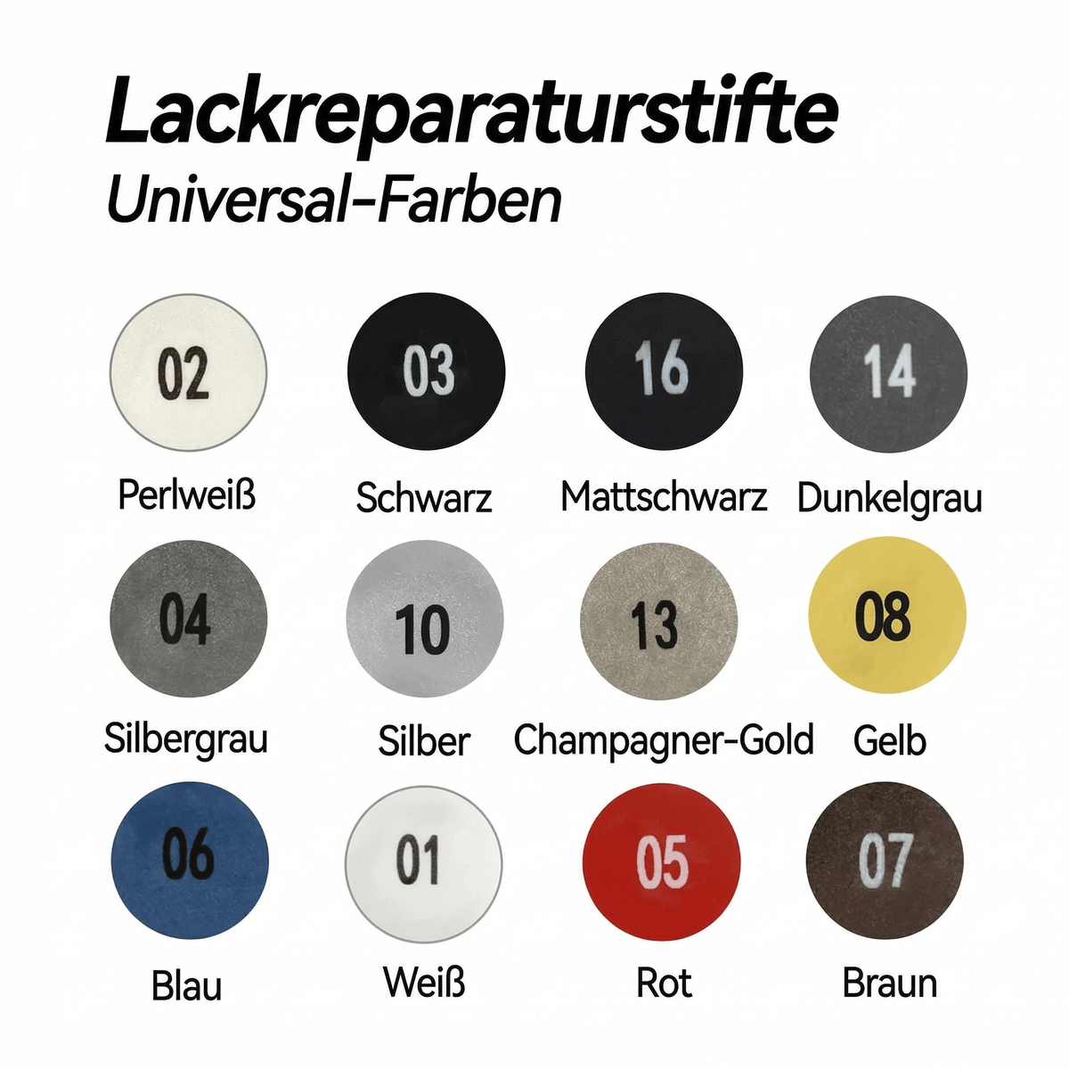 LackFix – Auto Kratzer Reparatur Stift - Sopheria