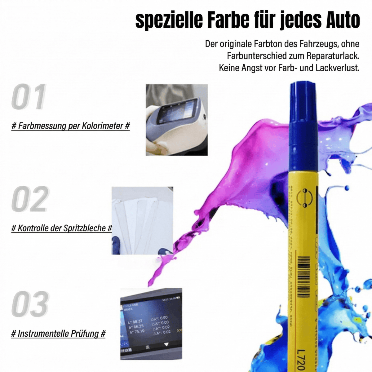LackFix – Auto Kratzer Reparatur Stift - Sopheria