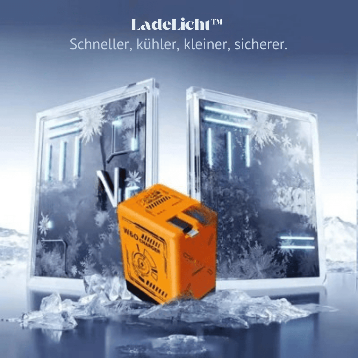LadeLicht™ / Duale Port GaN Hochgeschwindigkeits Ladegerät - Sopheria
