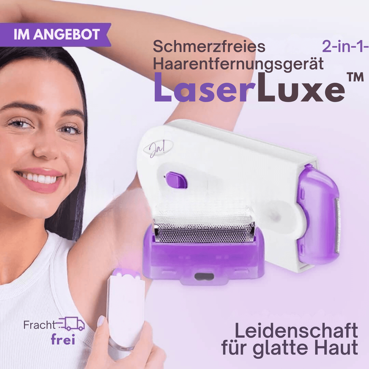 LaserLuxe™ / Schmerzfreies 2-in-1-Haarentfernungsgerät - Sopheria