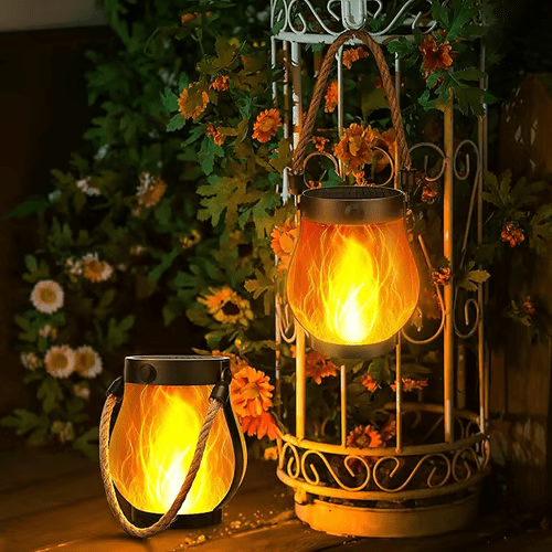 LaternenLust™ / Solar-Lichtlaternen mit tanzender Flamme - Sopheria