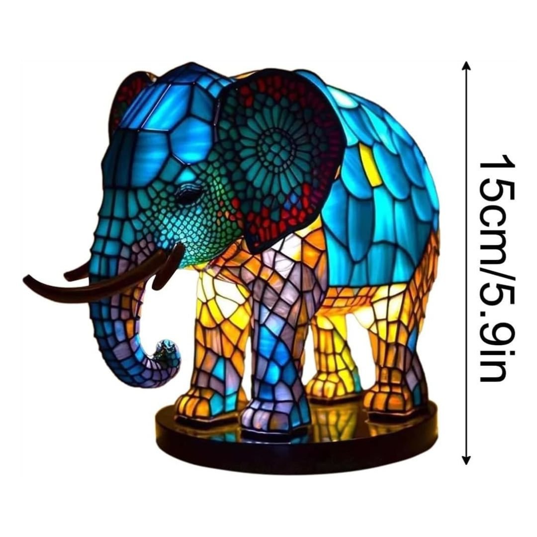 LeuchtElefant - handgefertigte Lampe, die Herzen erstrahlen lässt - Sopheria