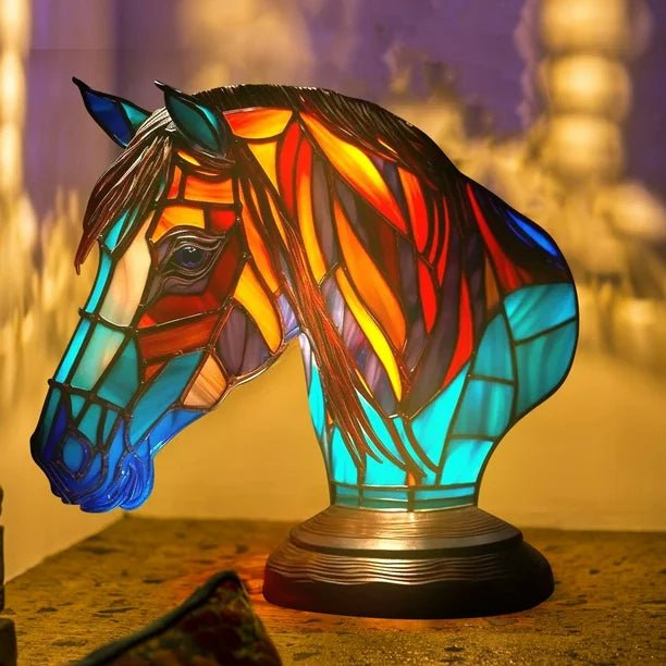 LeuchtPferd - handgefertigte Lampe, die Herzen erstrahlen lässt - Sopheria