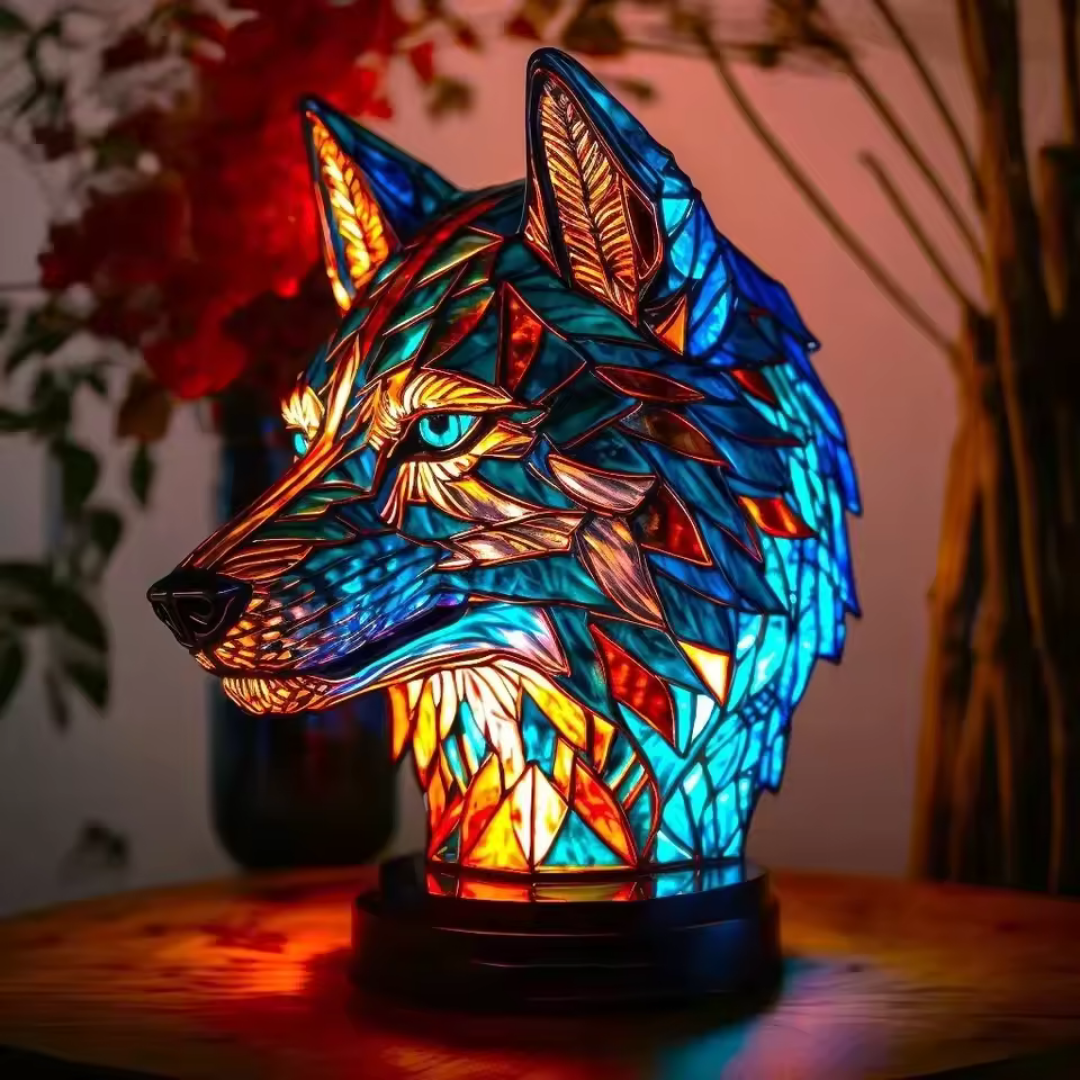 LeuchtWolf - handgefertigte Lampe, die Herzen erstrahlen lässt - Sopheria