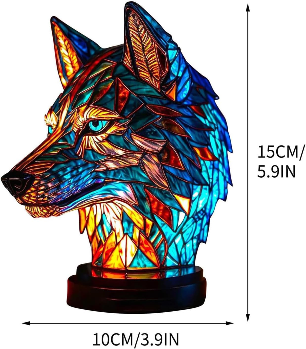 LeuchtWolf - handgefertigte Lampe, die Herzen erstrahlen lässt - Sopheria