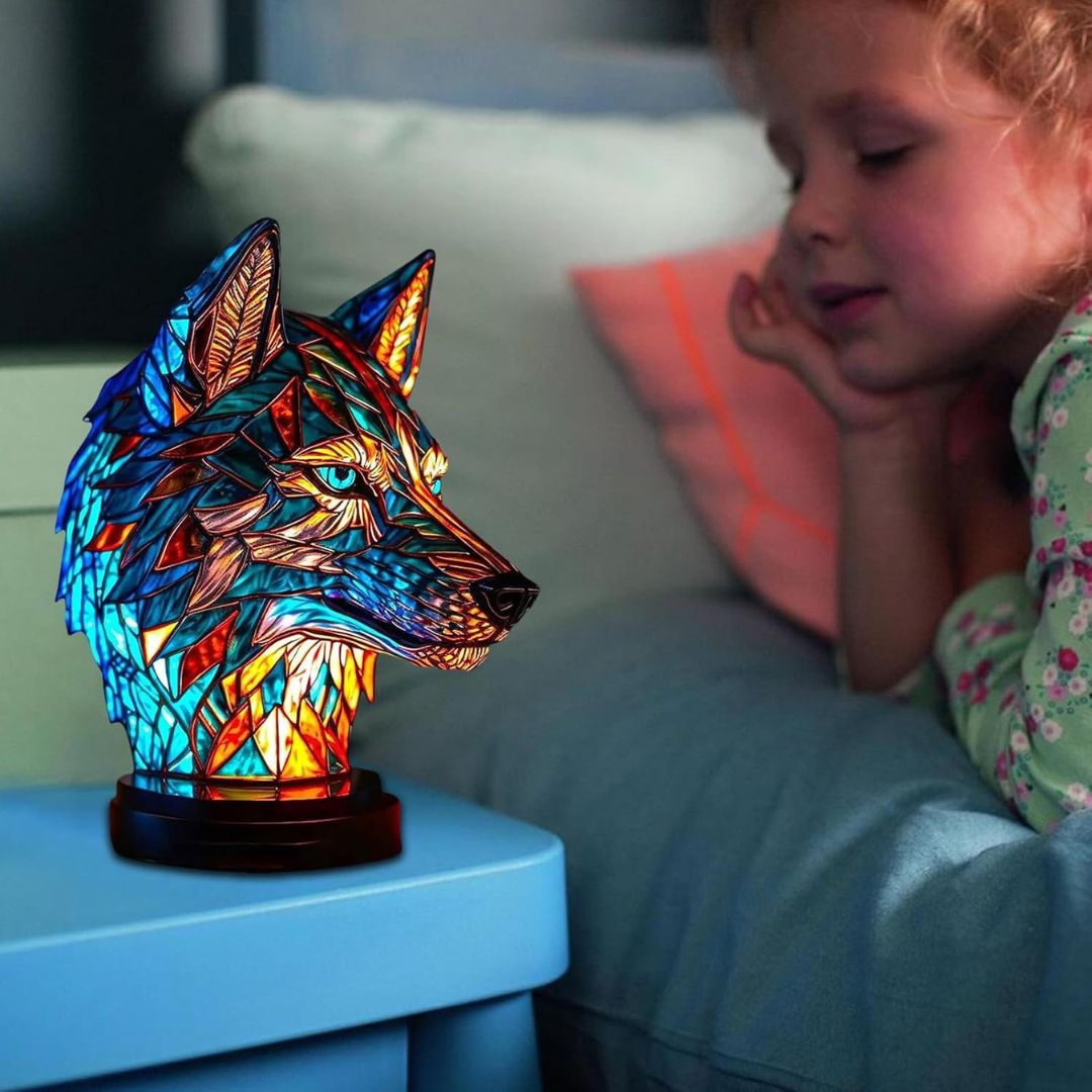 LeuchtWolf - handgefertigte Lampe, die Herzen erstrahlen lässt - Sopheria