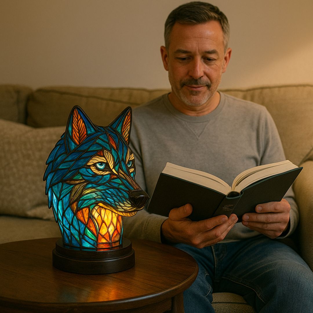 LeuchtWolf - handgefertigte Lampe, die Herzen erstrahlen lässt - Sopheria