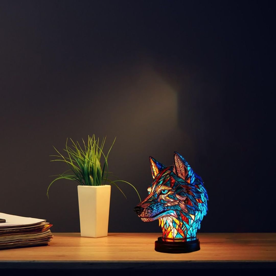LeuchtWolf - handgefertigte Lampe, die Herzen erstrahlen lässt - Sopheria