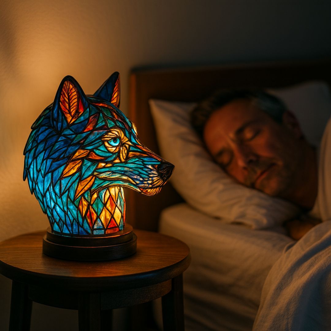 LeuchtWolf - handgefertigte Lampe, die Herzen erstrahlen lässt - Sopheria